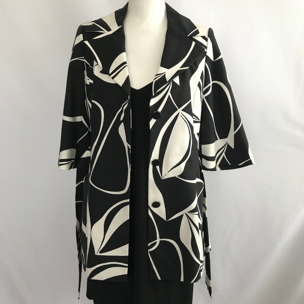Semantiks Black & White Coat